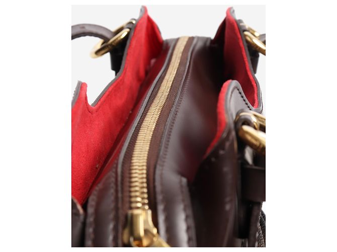 Louis Vuitton Borsa a spalla Sistina in tela Damier marrone 2009 - vista 7