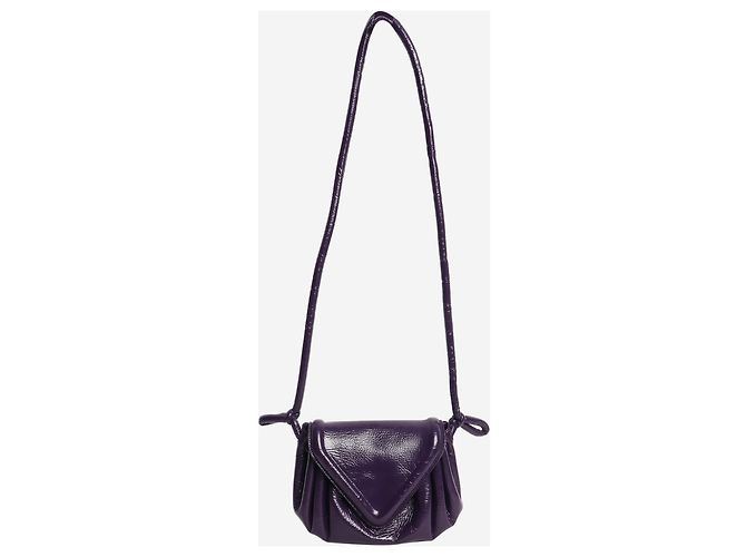 Bottega Veneta Bolsa transversal triangular Becco roxa Roxo - vista 2