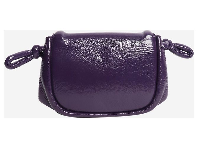 Bottega Veneta Bolsa transversal triangular Becco roxa Roxo - vista 3