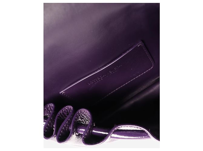 Bottega Veneta Bolsa transversal triangular Becco roxa Roxo - vista 6