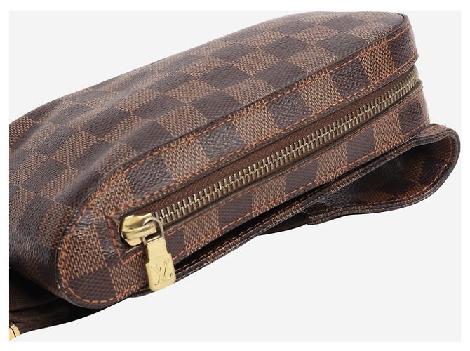 Louis Vuitton Borsa a tracolla Damier Ebene marrone 2008 - vista 3