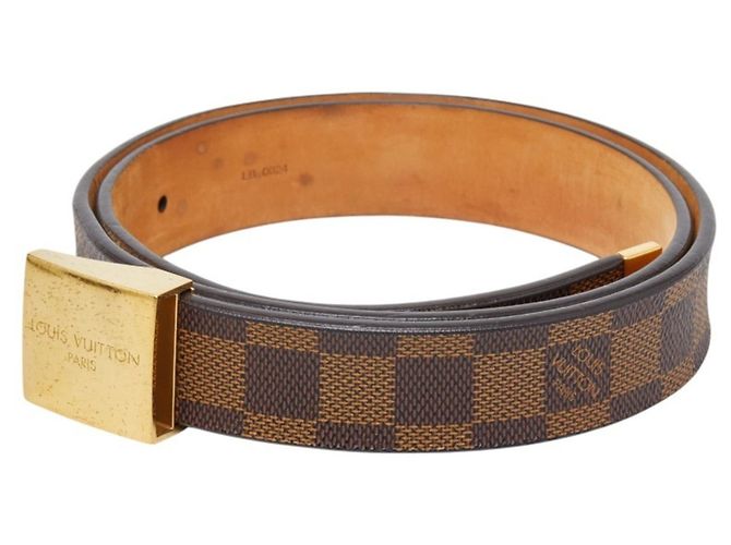Damier Santur Gürtel von Louis Vuitton Braun Golden - Ansicht 2