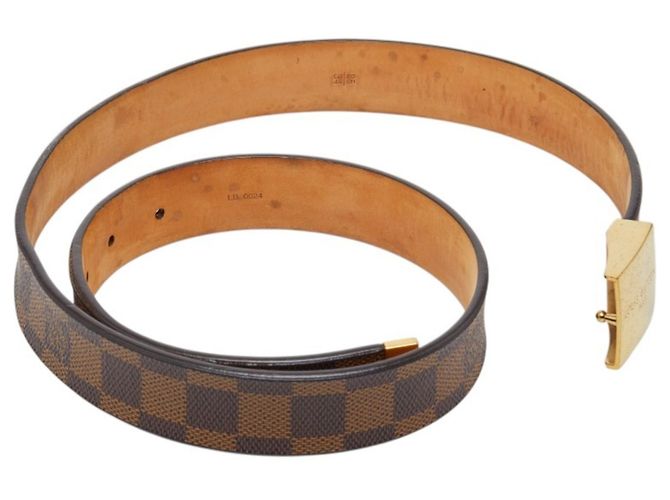 Damier Santur Gürtel von Louis Vuitton Braun Golden - Ansicht 4
