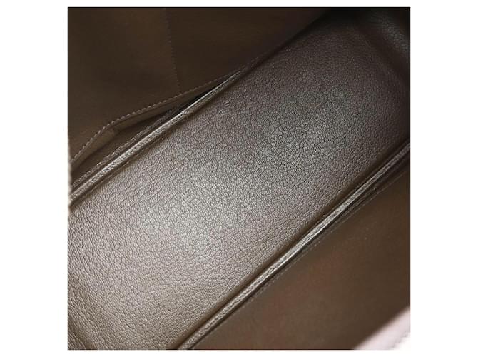 Borsa Plume Hermès Epsom 32 Marrone - vista 3