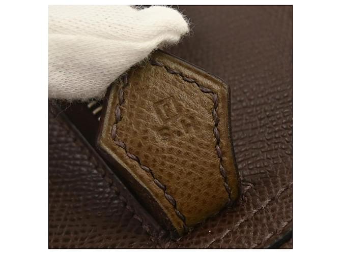 Borsa Plume Hermès Epsom 32 Marrone - vista 5