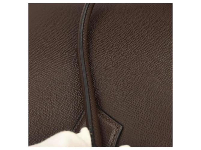 Borsa Plume Hermès Epsom 32 Marrone - vista 6