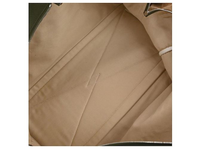Borsa da viaggio Victoria Clemence 50 di Hermès Verde - vista 3