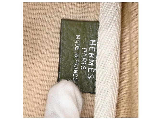 Borsa da viaggio Victoria Clemence 50 di Hermès Verde - vista 4