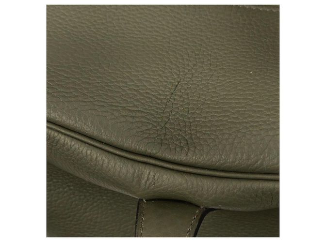 Borsa da viaggio Victoria Clemence 50 di Hermès Verde - vista 7