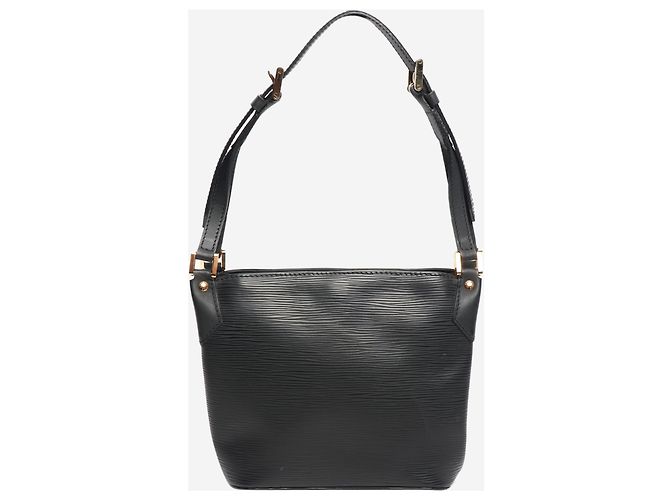 Louis Vuitton Borsa Mandara in pelle Epi nera Nero - vista 3