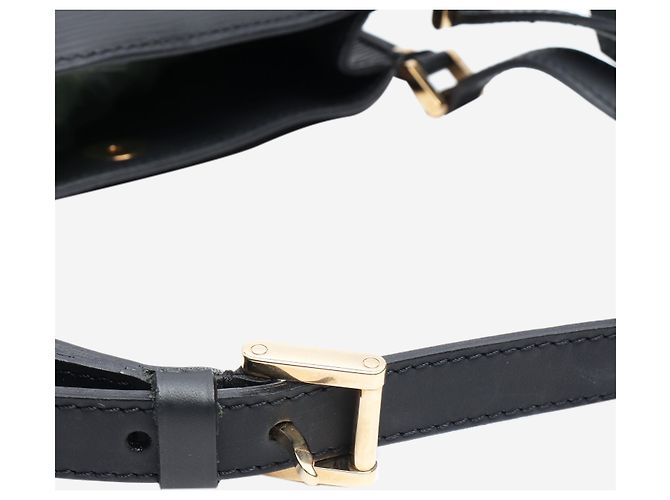Louis Vuitton Borsa Mandara in pelle Epi nera Nero - vista 5