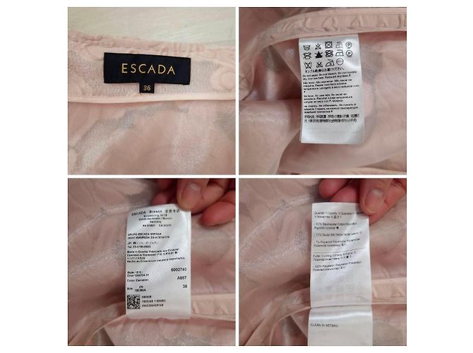 Escada completo da cerimonia rosa cipria vestito e spolverino - vista 13