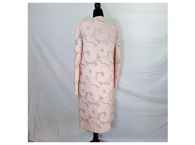 Escada completo da cerimonia rosa cipria vestito e spolverino - vista 2