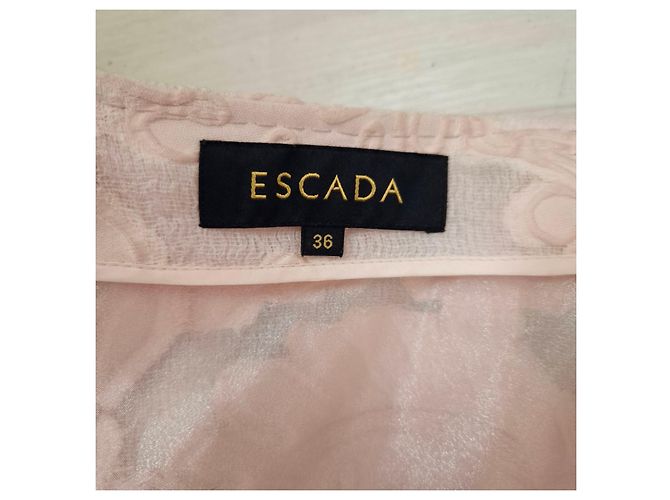 Escada completo da cerimonia rosa cipria vestito e spolverino - vista 6
