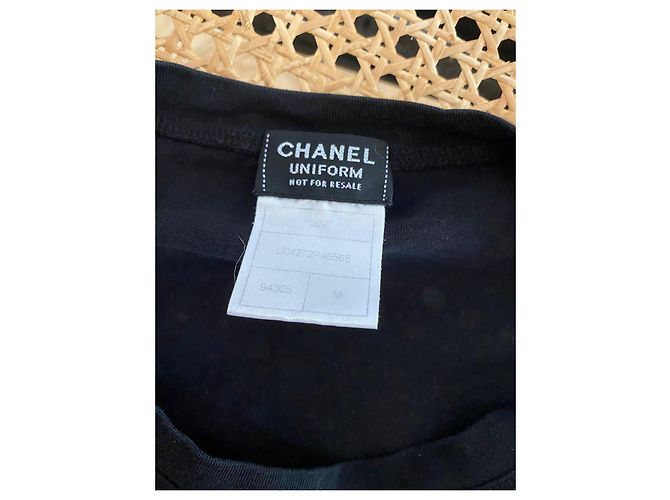 T-shirt Chanel Nera Logo CC Nero - vista 2