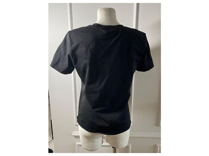 T-shirt Chanel Nera Logo CC Nero - vista 3