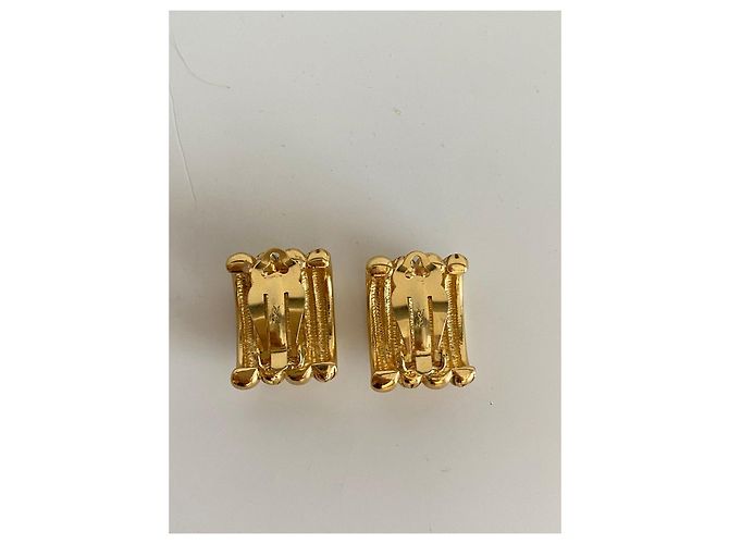 Yves Saint Laurent Clip-Ohrringe Gold Golden - Ansicht 2