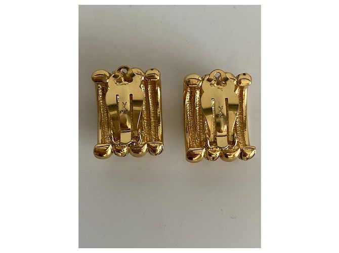 Yves Saint Laurent Clip-Ohrringe Gold Golden - Ansicht 3