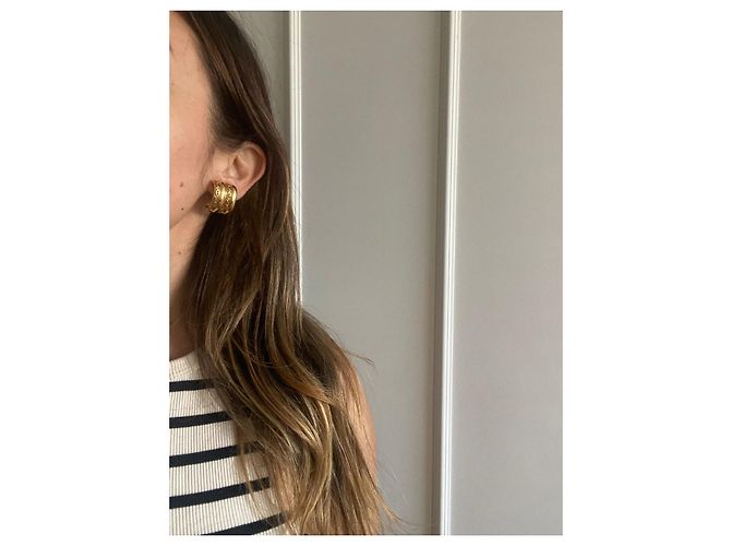 Yves Saint Laurent Clip-Ohrringe Gold Golden - Ansicht 5