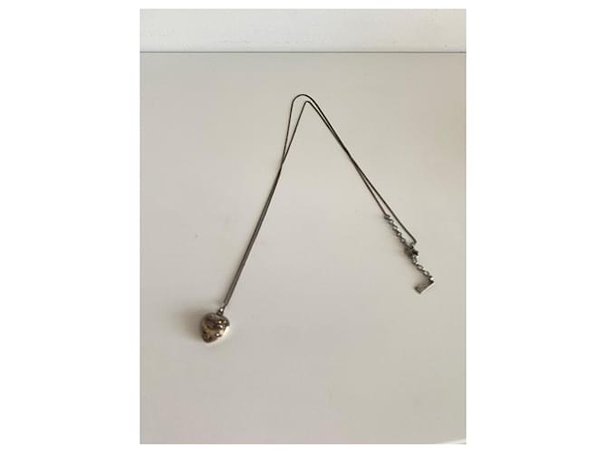 Collana Saint Laurent Argento - vista 2