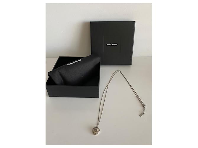 Collana Saint Laurent Argento - vista 5