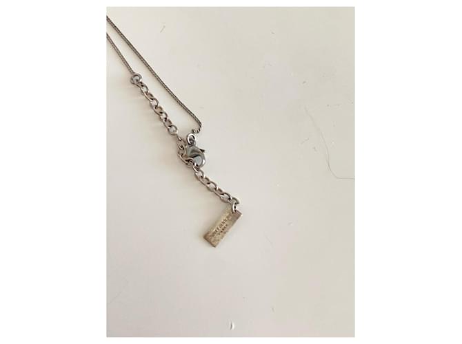 Collana Saint Laurent Argento - vista 8