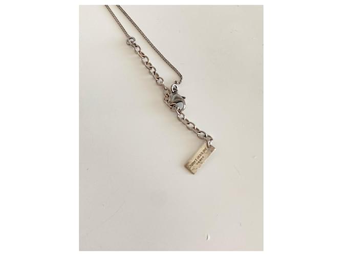 Collana Saint Laurent Argento - vista 9
