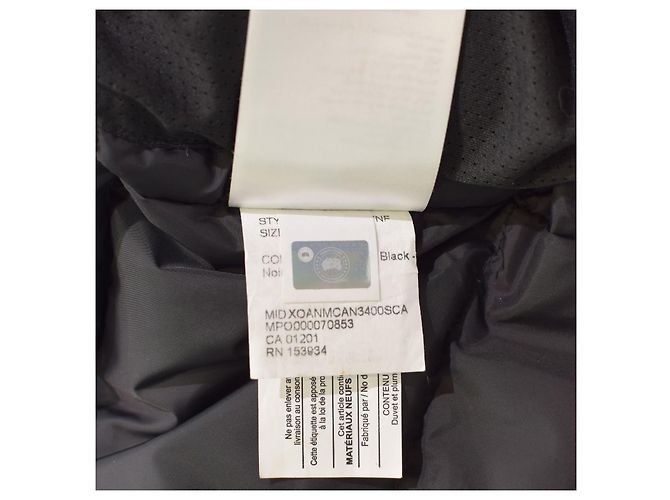 Canada Goose Jugend Daunenparka Jacke Schwarz Mit Kapuze Arktisches Programm Größe L 14-16 - Ansicht 12