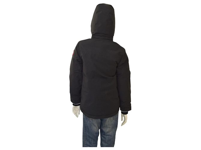 Canada Goose Jugend Daunenparka Jacke Schwarz Mit Kapuze Arktisches Programm Größe L 14-16 - Ansicht 4