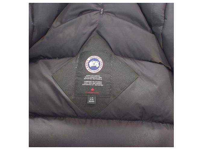 Canada Goose Jugend Daunenparka Jacke Schwarz Mit Kapuze Arktisches Programm Größe L 14-16 - Ansicht 5