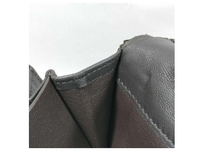 Monedero de cuero marrón Bottega Veneta Castaño - vista 10