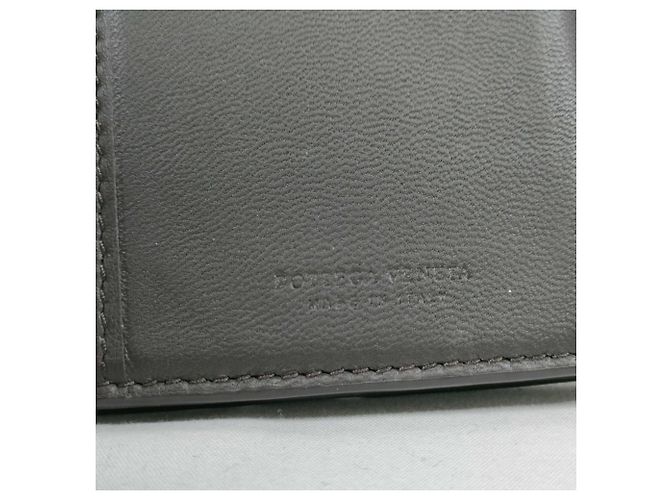 Monedero de cuero marrón Bottega Veneta Castaño - vista 4