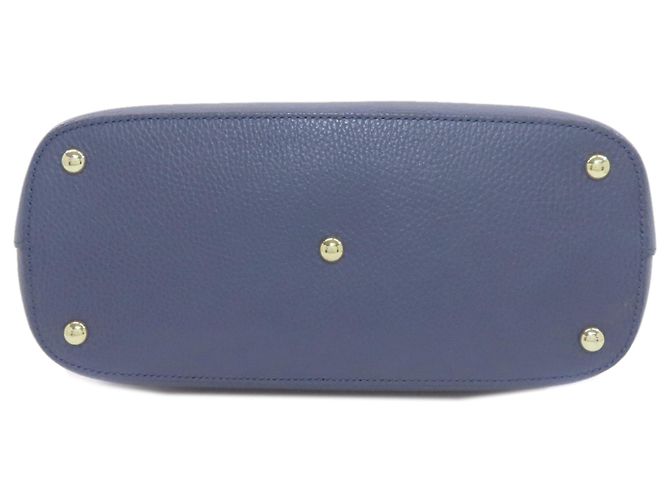 Borsa Gucci 388561 in pelle di vitello blu - vista 4