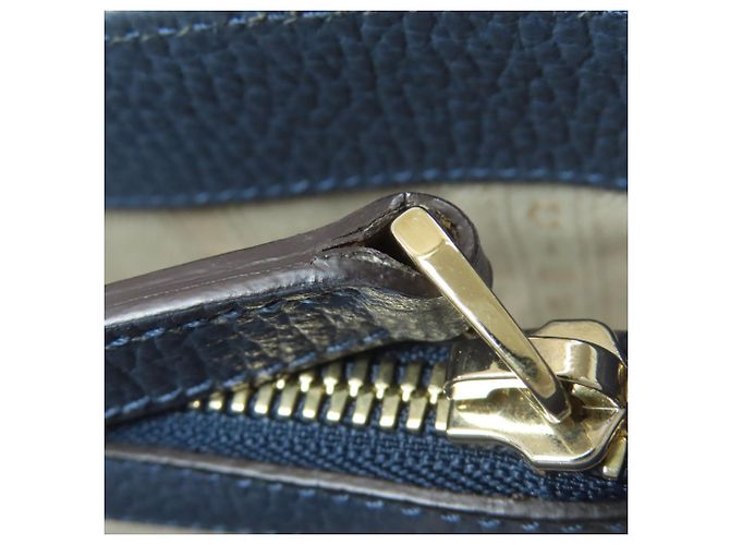 Borsa Gucci 388561 in pelle di vitello blu - vista 9