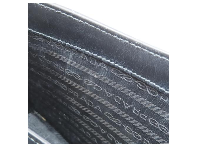 Borsa a Spalla Saffiano Prada Nero - vista 10