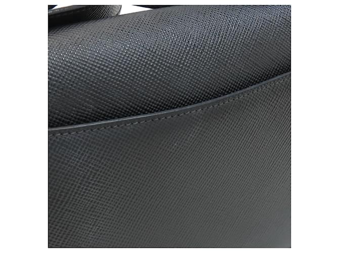 Borsa a Spalla Saffiano Prada Nero - vista 16