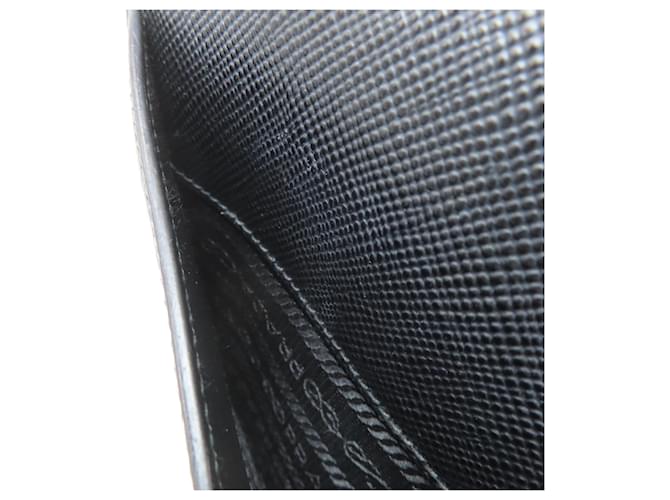 Borsa a Spalla Saffiano Prada Nero - vista 17