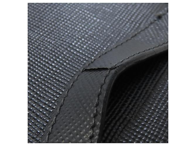 Borsa a Spalla Saffiano Prada Nero - vista 24