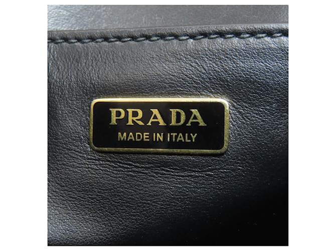 Borsa a Spalla Saffiano Prada Nero - vista 6