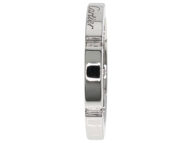 Anello Maillon Panthère Cartier in Oro Bianco 18K - vista 3