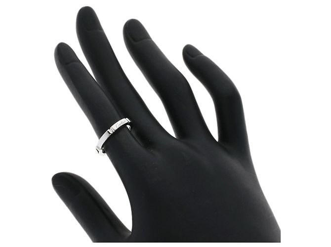 Anello Maillon Panthère Cartier in Oro Bianco 18K - vista 6