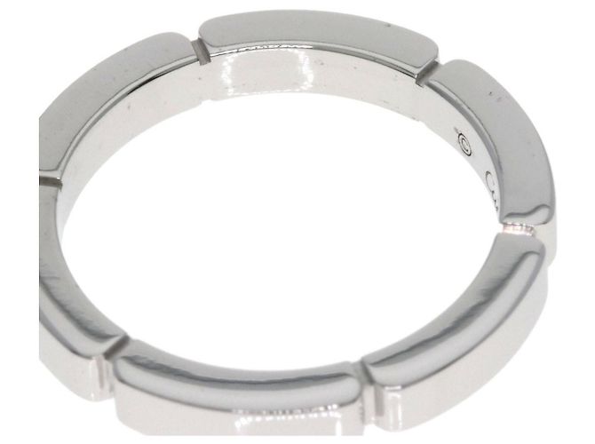 Anello Maillon Panthère Cartier in Oro Bianco 18K - vista 8