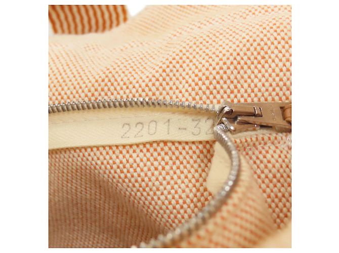 Borsa Hermès Sac Fleur Tou MM Arancione - vista 8