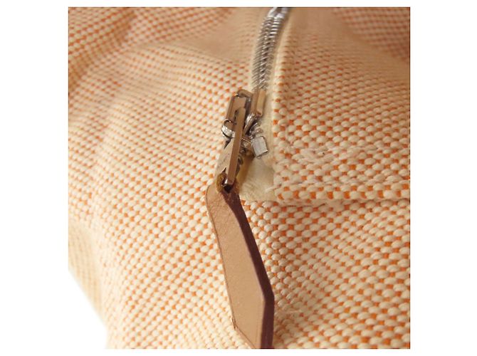 Borsa Hermès Sac Fleur Tou MM Arancione - vista 9