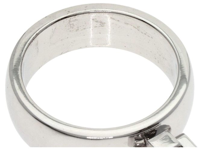 Anel Chopard Happy Diamonds em ouro branco 18K - vista 7