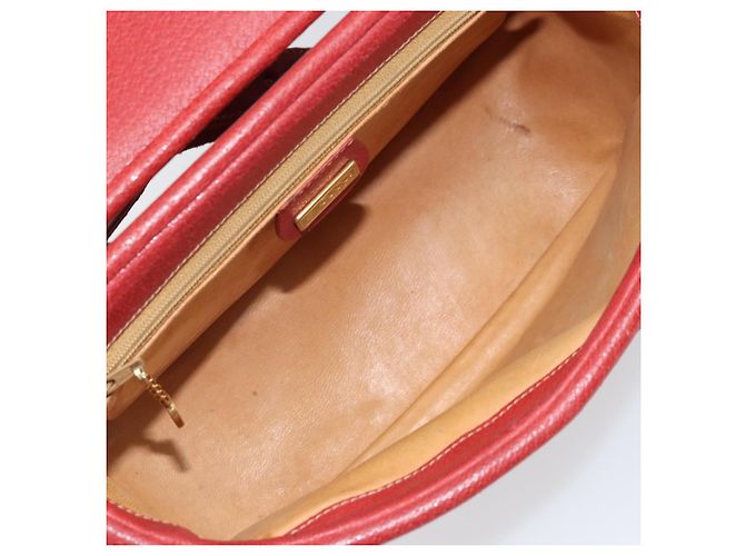 Gucci Vintage Leather Rosso - vista 5