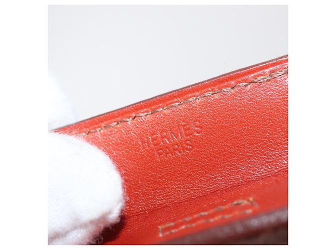 Hermès Hermes Onimaitou Leather Rosso - vista 6