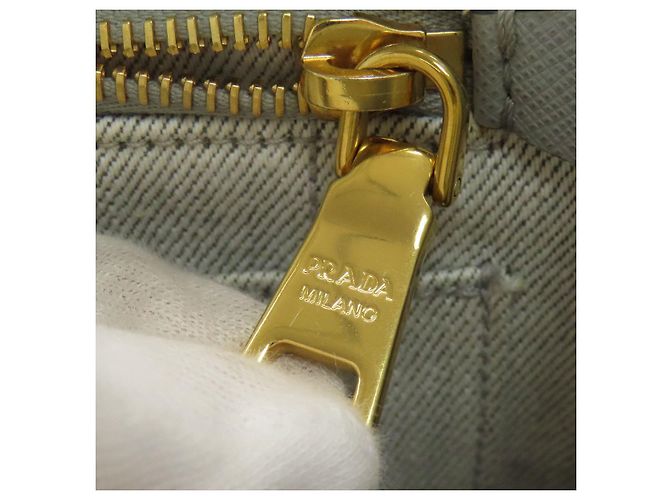 Borsa a mano Prada Canapa Mini 2 in 1 Marrone - vista 15