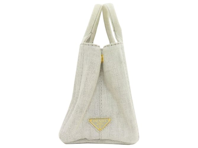 Borsa a mano Prada Canapa Mini 2 in 1 Marrone - vista 3