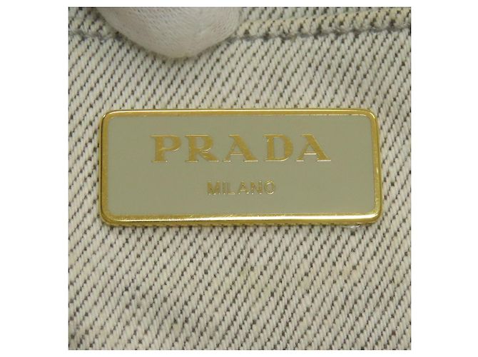 Borsa a mano Prada Canapa Mini 2 in 1 Marrone - vista 6
